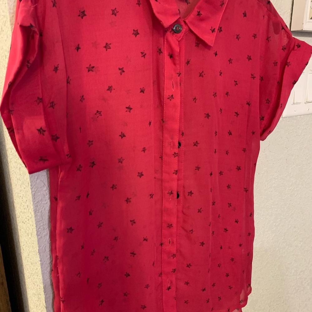 Sheer No Boundaries Collared Shirt